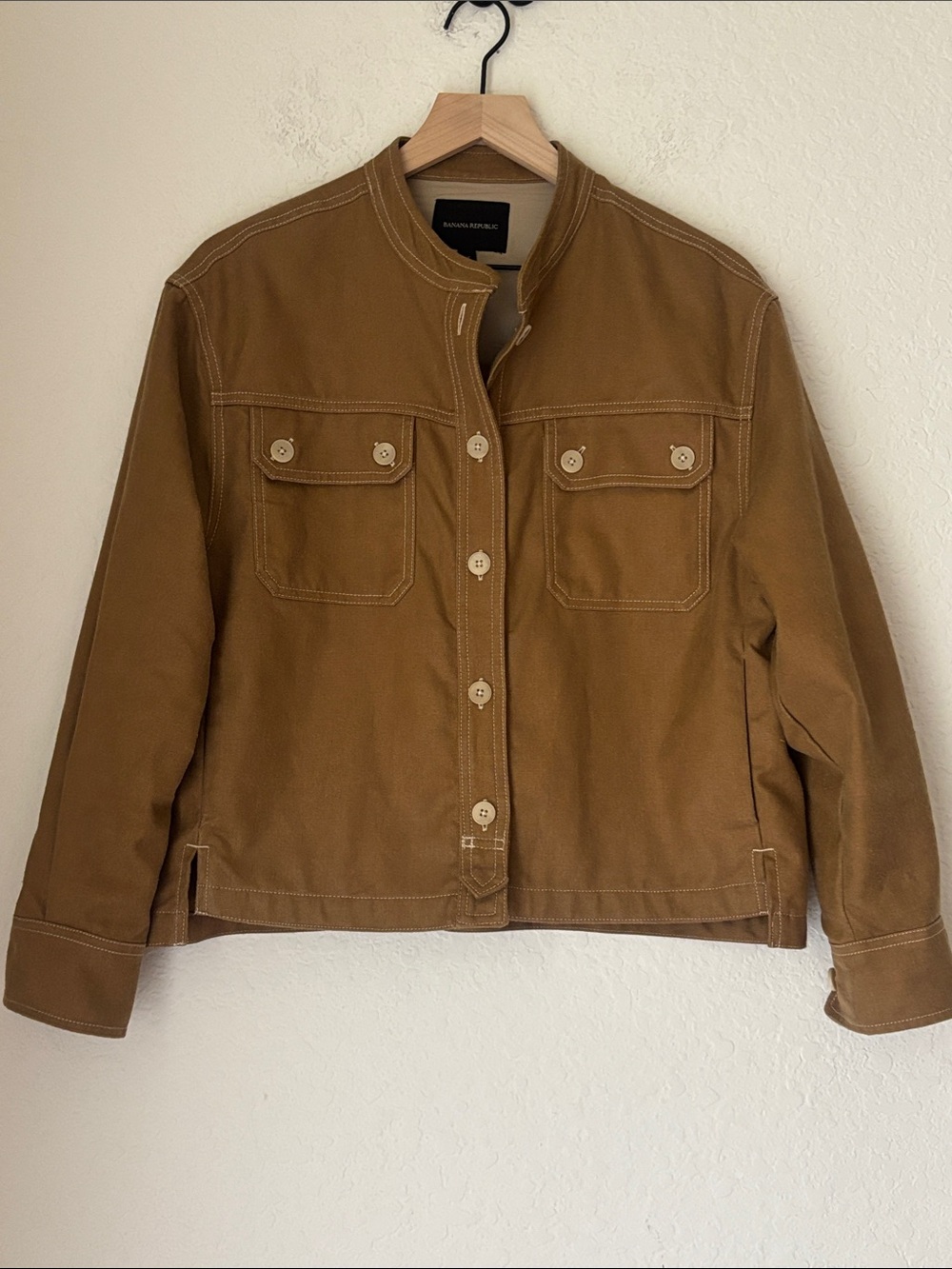 Banana Republic  minimalist khaki utility jacket  size XS